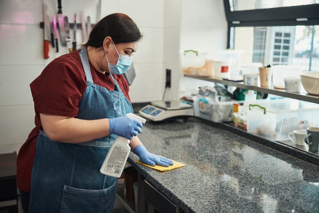 Commercial kitchen cleaning